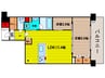 ウェリス西天満 1LDK+Sの間取り