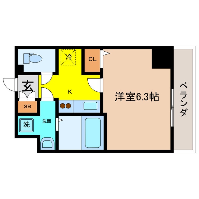 間取り図 スワンズシティ堺筋本町