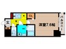 プレサンス谷町リーベ 1Kの間取り