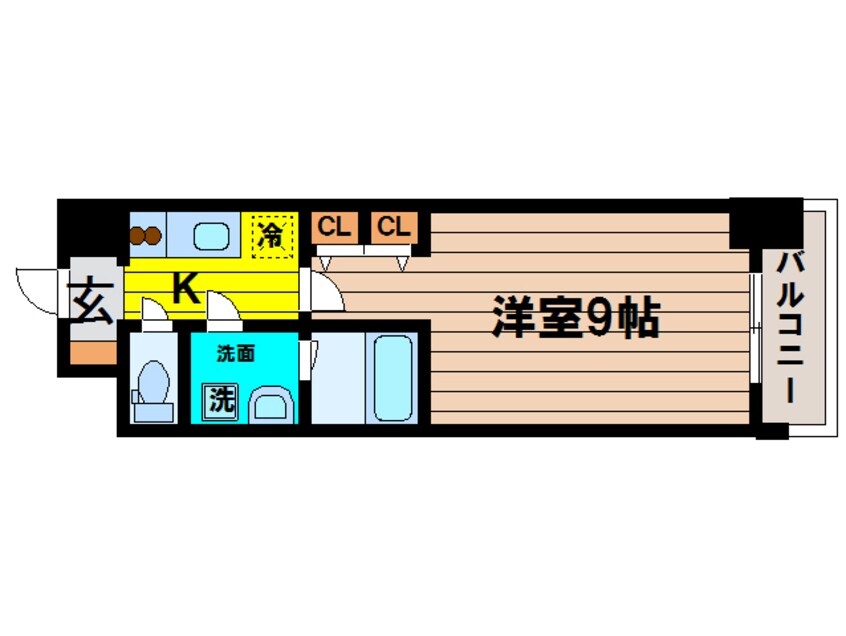 間取図 大阪メトロ御堂筋線/淀屋橋駅 徒歩5分 6階 築8年