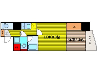 間取図 APRILE南森町