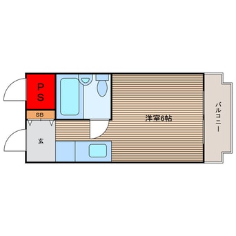間取図 大阪メトロ谷町線/天神橋筋六丁目駅 徒歩6分 4階 築40年