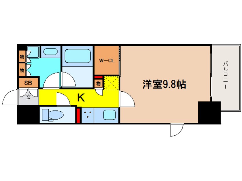 間取図 コンフォリア北浜