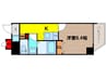 大阪メトロ谷町線/中崎町駅 徒歩3分 4階 築9年 1Kの間取り