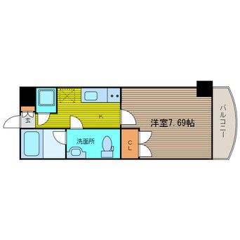 間取図 大阪メトロ御堂筋線/中津駅 徒歩3分 10階 築16年