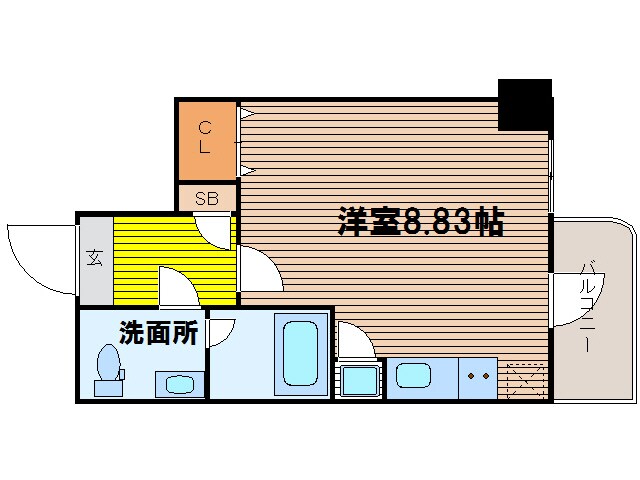 間取り図 ライブコート北梅田
