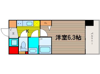 間取図 スワンズシティ谷町モデルノ