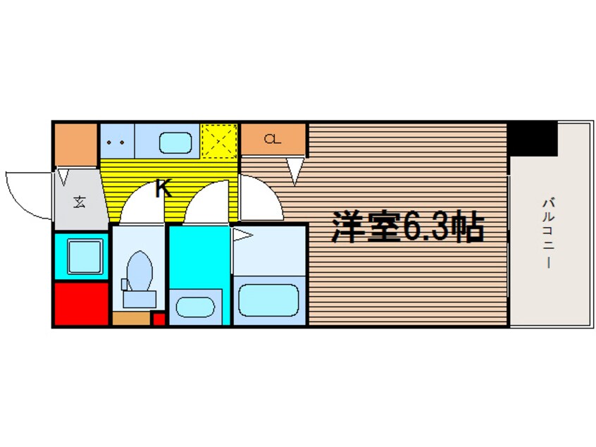 間取図 スワンズシティ谷町モデルノ