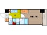 アーバネックス本町 1Kの間取り