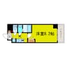 プライムアーバン御堂筋本町 1Kの間取り