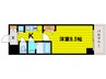 プライムアーバン御堂筋本町 1Kの間取り