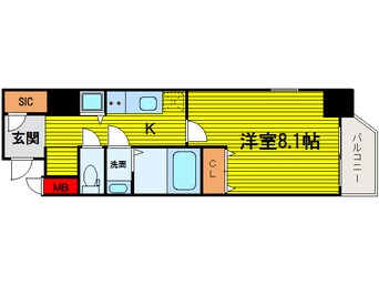 間取図 ルーエ天満橋