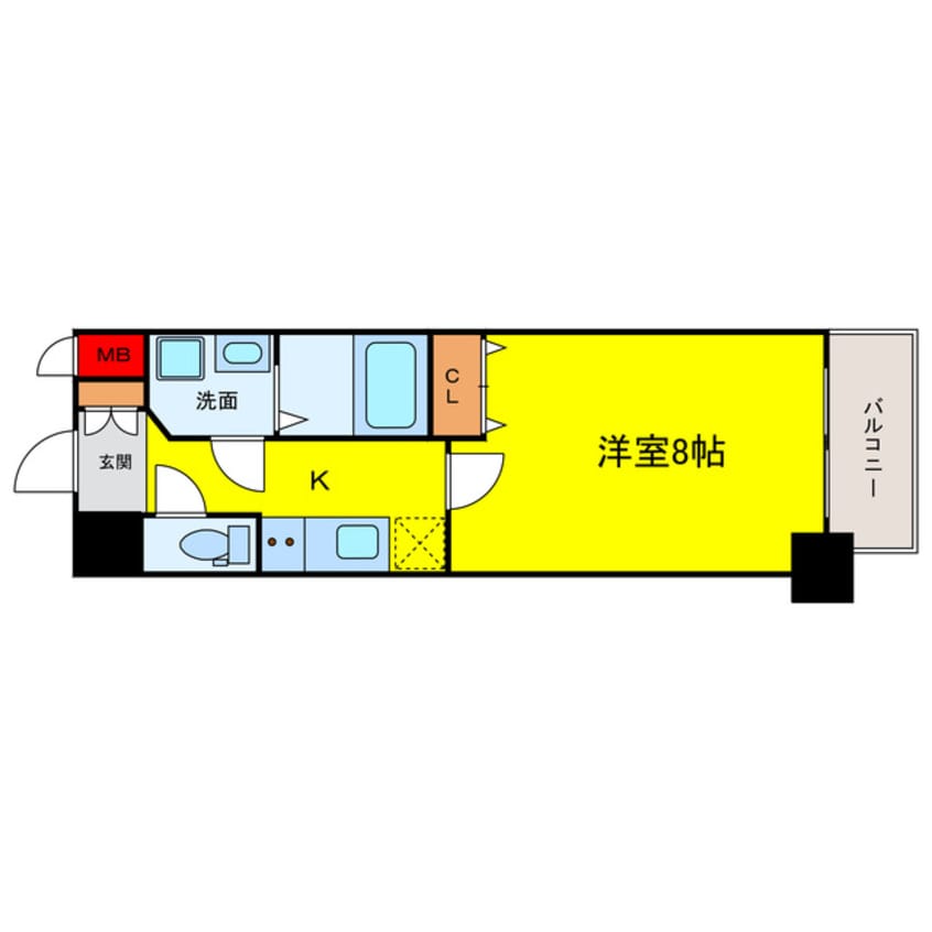 間取図 ルーエ天満橋
