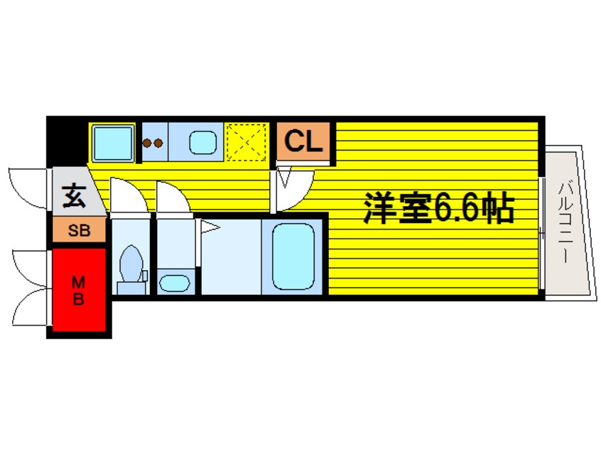 間取図 SERENiTE谷四