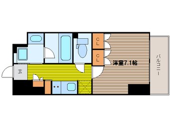 間取図 アーバネックス四ツ橋