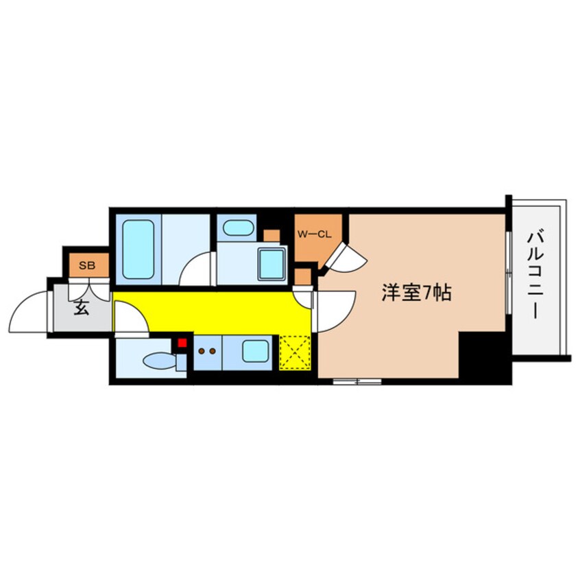 間取図 アーバネックス四ツ橋