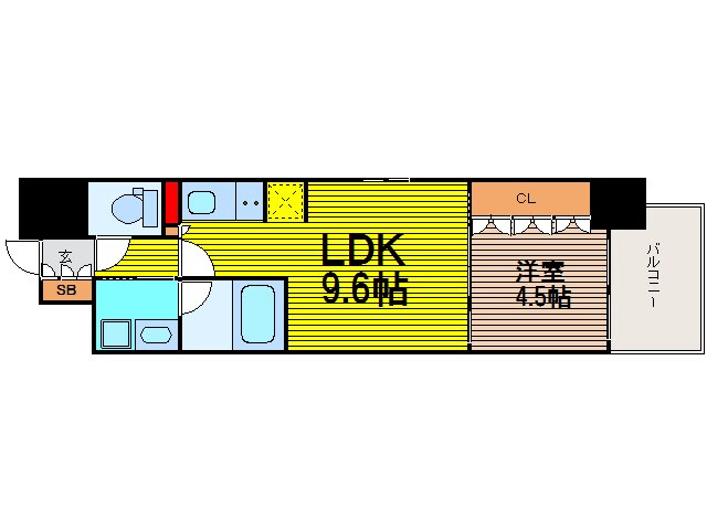 間取り図 アーバネックス心斎橋