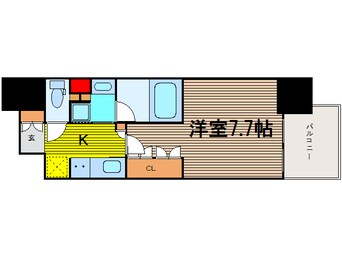 間取図 アーバネックス心斎橋