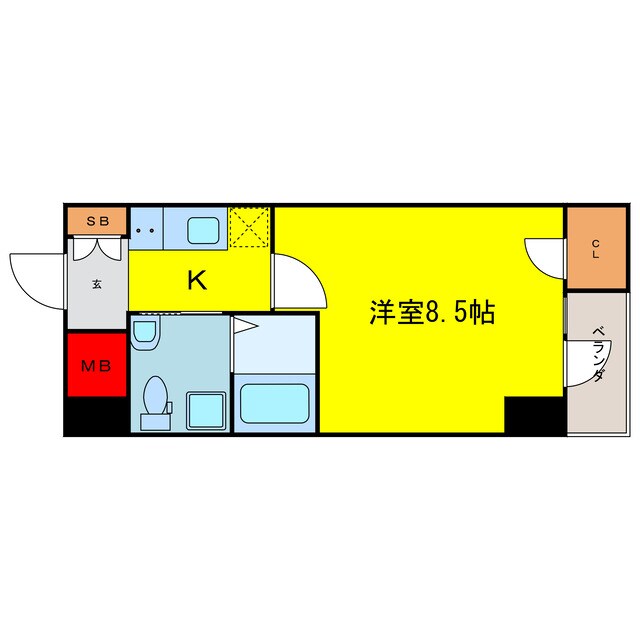 間取り図 HS梅田EAST