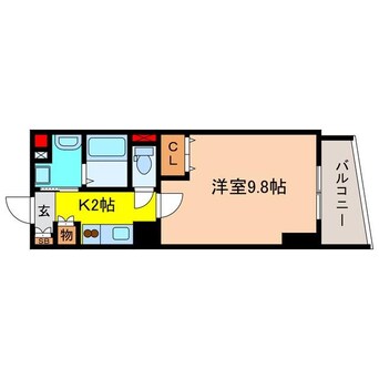 間取図 阪急神戸線/中津駅 徒歩5分 2階 築20年
