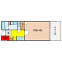 ジオグランデ梅田の間取図