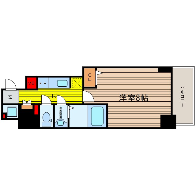 間取り図 S-RESIDENCE谷町五丁目