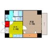 ETC同心 1DKの間取り