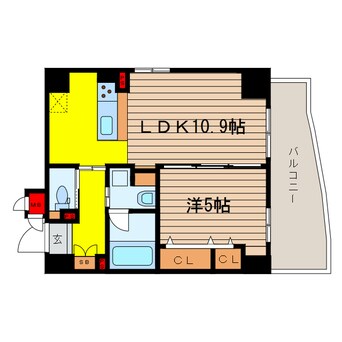 間取図 ベラ・ルーナ北梅田