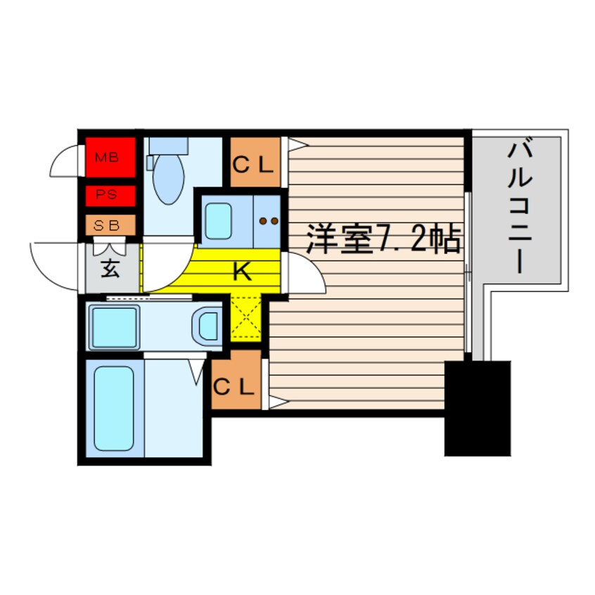 間取図 セイワパレス玉造上町台