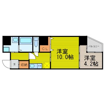 間取図 Ｇーｓｔｙｌｅ天満橋