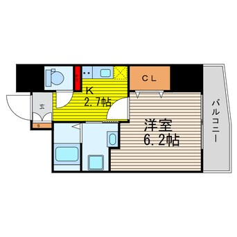 間取図 大阪メトロ谷町線/天満橋駅 徒歩5分 4階 築7年