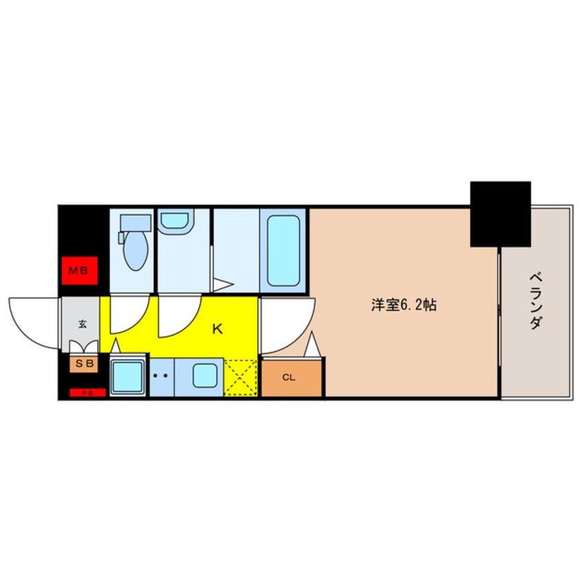 間取図 プレサンス扇町駅前