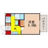 コンフォート滝川公園 1Kの間取り