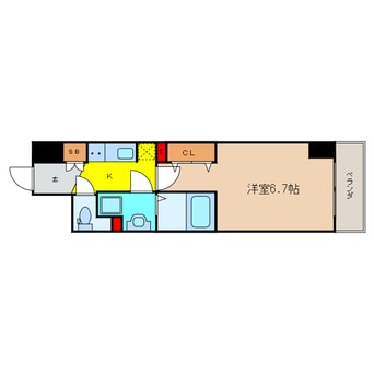 間取図 セレニテ心斎橋グランデ