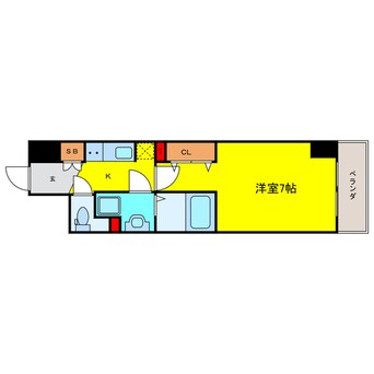 間取図 セレニテ心斎橋グランデ