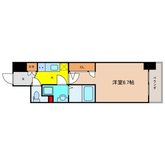 間取図 セレニテ心斎橋グランデ
