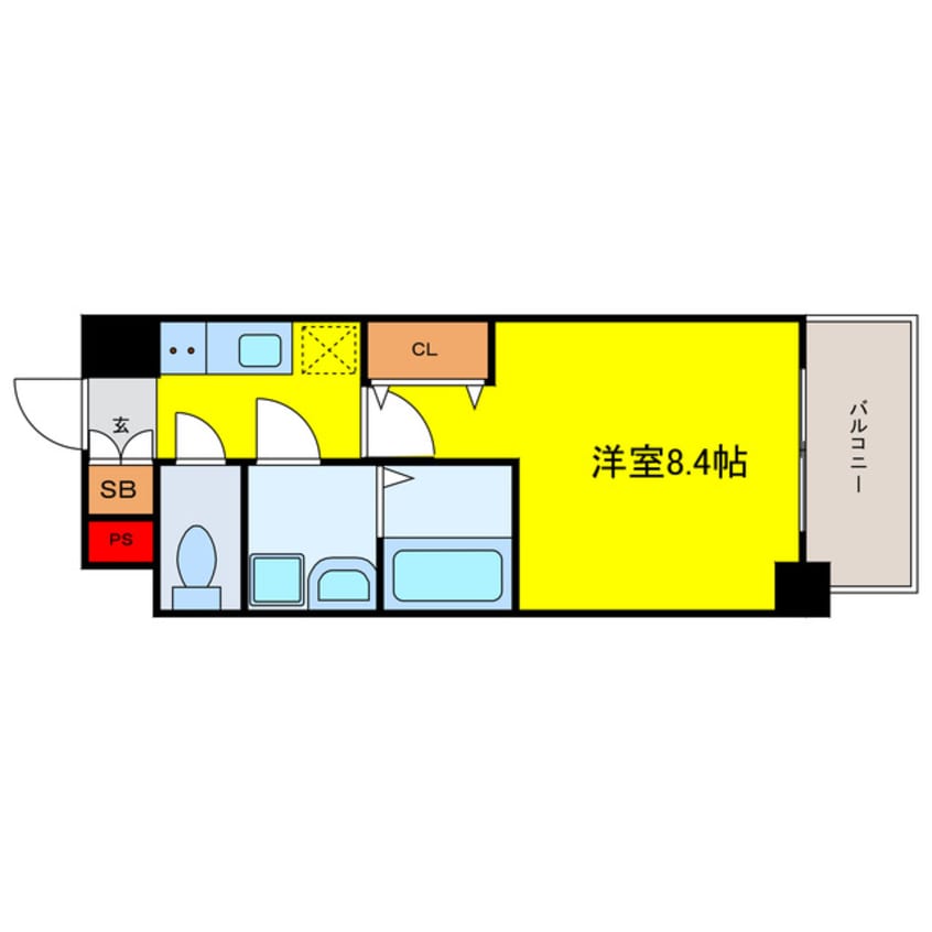 間取図 プレサンス梅田