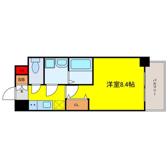 間取図 プレサンス梅田