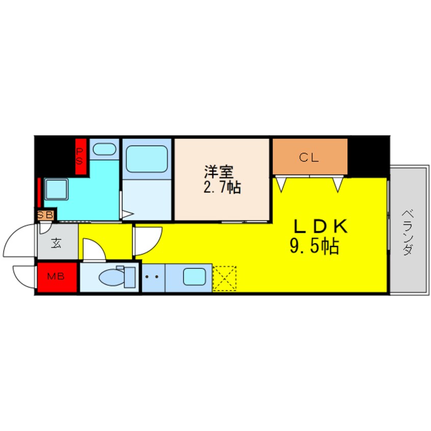 間取図 サンフォリア大手前