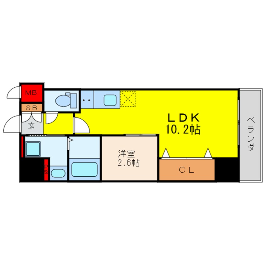 間取図 サンフォリア大手前