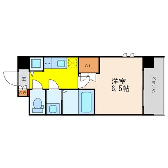 間取図 大阪メトロ谷町線/南森町駅 徒歩5分 12階 築6年