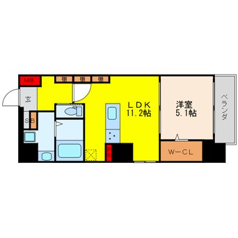 間取図 ＢＲＡＶＥ北新町