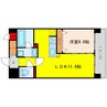 Blu Fortuna扇町 1LDKの間取り