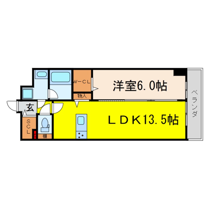 間取図 リアン　カーサ長柄