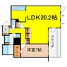 クラッシィタワー淀屋橋 1LDKの間取り