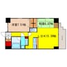 プレジオ本町 2LDKの間取り
