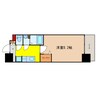プレサンス心斎橋ソレイユ 1Kの間取り