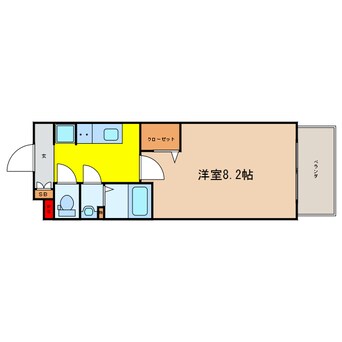 間取図 プレサンス心斎橋ソレイユ