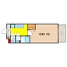 プレサンス心斎橋ソレイユ 1Kの間取り