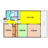 シャトー南船場 3LDKの間取り